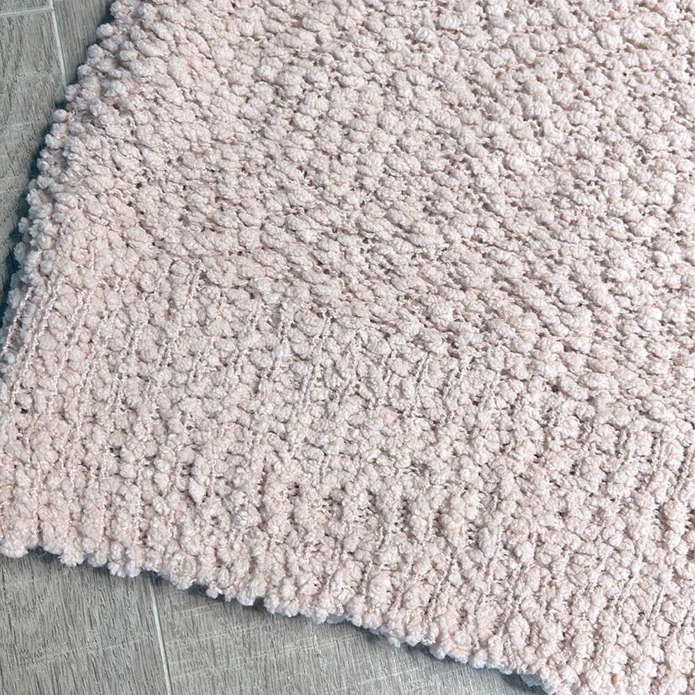 CHERISH Blush Pink Knit Teddy Short Sleeve Pullover Sweater - Picture 8 of 8